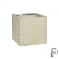 Pottery Pots plantenbak Block M Beige Washed (lxbxh) 40x40x40 cm. ~