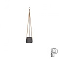 Pottery Pots plantenbak Patt S (hanging) Black Washed ø13.5x11 cm ~