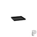 Pottery Pots plantenschaal Saucer Block S Fiberstone Black 34x34x4 cm ~