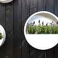 Pottery Pots plantenbak Wally (hanging) M Matte White (øxh) 50x10 cm. ~