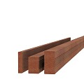 Azobe Hardhouten regel, 4-zijdig glad geschaafd 4,5x7,0x300 cm. ~