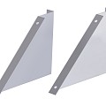 Angle mounting brackets (2 pieces) THS ~
