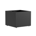 Aluminium plantenbak met wielen