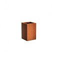 CorTen bloembak zuil (LxBxH) 50x50x80 cm. (2 mm.) ~