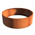 Ronde CorTen bloembak zonder bodem (ØxH) Ø200x60 cm. (2 mm.) ~