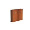 CorTen vrijstaande vijvermuur (LxBxH) 120x25x100 cm. (2 mm.) ~