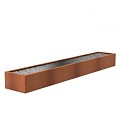 CorTen vijver (LxBxH) 600x100x60 cm. (3 mm.) ~