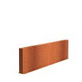 CorTen wand (BxDxH) 300x15x80 cm. (2 mm.) ~