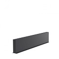 Aluminium wand (BxDxH) 300x15x60 cm. (3 mm.) ~