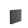 Aluminium wand (BxDxH) 200x15x135 cm. (3 mm.) ~