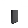 Aluminium wand (BxDxH) 100x15x135 cm. (3 mm.) ~