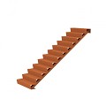 CorTen trap (BxDxH) 100x192x204 cm. (3 mm.) ~