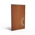 CorTen paneel figuur 2.3 (BxDxH) 110x5x180 cm. (2 mm.) ~