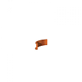 CorTen keerwand 20 cm. binnenbocht 50 cm. (2 mm.) ~