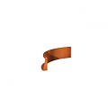 CorTen keerwand 30 cm. binnenbocht 100 cm. (2 mm.) ~