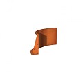 CorTen keerwand 60 cm. binnenbocht 100 cm. (3 mm.) ~