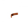 CorTen keerwand 20 cm. buitenbocht 100 cm. (2 mm.) ~