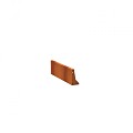CorTen keerwand 30 cm. recht 100 cm. (2 mm.) ~