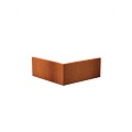 CorTen keerwand 40 cm. buitenhoek 100 cm. (3 mm.) ~