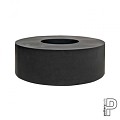 Pottery Pots plantenbak Jumbo Seating Round Black (øxh) 140x48 cm. ~