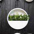 Pottery Pots plantenbak Wally (hanging) M Matte White (øxh) 50x10 cm. ~