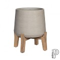 Pottery Pots plantenbak Patt Feet Low Grey Washed