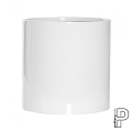 Pottery Pots plantenbak Puk L Glossy White hoogte: 25 diameter: 25~