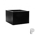 Pottery Pots plantenbak Jumbo middle high XL Black (lxbxh) 110x110x70 cm. ~