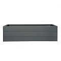 Modulaire bloembak antraciet RAL7016 (lxbxh) 300x60x42 cm. ~