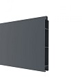 Alu tand + groef profiel 21x160 mm. (wb150) L-178 cm. RAL7016 ~