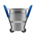 LED 10 st veranda inbouwspot Valencia, warm wit incl.: afstandsbediening, trafo en bekabeling~