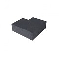 Schellevis Oudhollandse traptrede buiten hoekstuk antraciet (40x20 cm.) ~