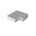 Schellevis Oudhollandse traptrede binnen hoekstuk grijs (37x15 cm.) ~