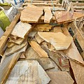 Brazil Yellow flagstones 2,5-4 cm. ~