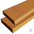 Bangkirai decking 38x145x3050mm groef/glad ~