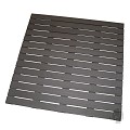 WPC-antraciet FSC tuintegel 14/5L 12mm 24x1000x1000mm glad bc > ~