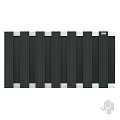 Wpc-Antraciet Fsc Tuinscherm Design Recht 39X1800X930 mm ALU LIGGERS~