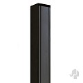 Aluminium paal met kap 68x68x2720mm met houten kern 2700mm [antra.gepoedercoat] bc ~