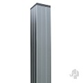 Aluminium paal (geanodiseerd) 7x7x270cm tbv 180cm modular scherm ~