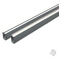 Aluminium regel "Mix&Match" 20x25x1800mm 2 stuks in krimpfolie bc ~
