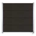 WPC-antraciet FSC lamel "Mix&Match" 20x423x1800mm 2st/set in krimpfolie bc ~