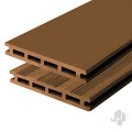 WPC-bruin FSC decking clip 21x145x2250mm semi-ribbel/glad 4 stuks bc ~