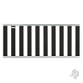 WPC-antraciet FSC tuinhek "Design" 10L 14mm 17x1800x800mm RVS bc ~