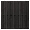 Vuren FSC tuinscherm recht 15L 15mm 45x1800x1800mm gezaagd / RVS [zwart] bc ~