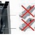 Boston Alu U-lijst start/stop L-175cm 25x30mm zonder connectors RAL7016 ~