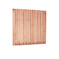 Redvision geschaafd plankenscherm 21-planks 16 mm, 180x180 cm. verticaal recht. ~