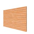Douglas wandpakket t.b.v. dubbelzijdige wand Comfort/DHZ 371x224 cm. onbehandeld. ~