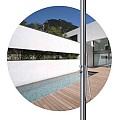 Calvus design buiten douche koud-warm met handdouche ~