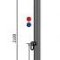 Udus design buiten douche koud-warm ~
