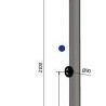 Cirrus design buiten douche enkele aansluiting ~